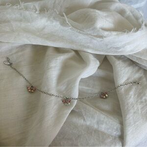 Set of three anklets